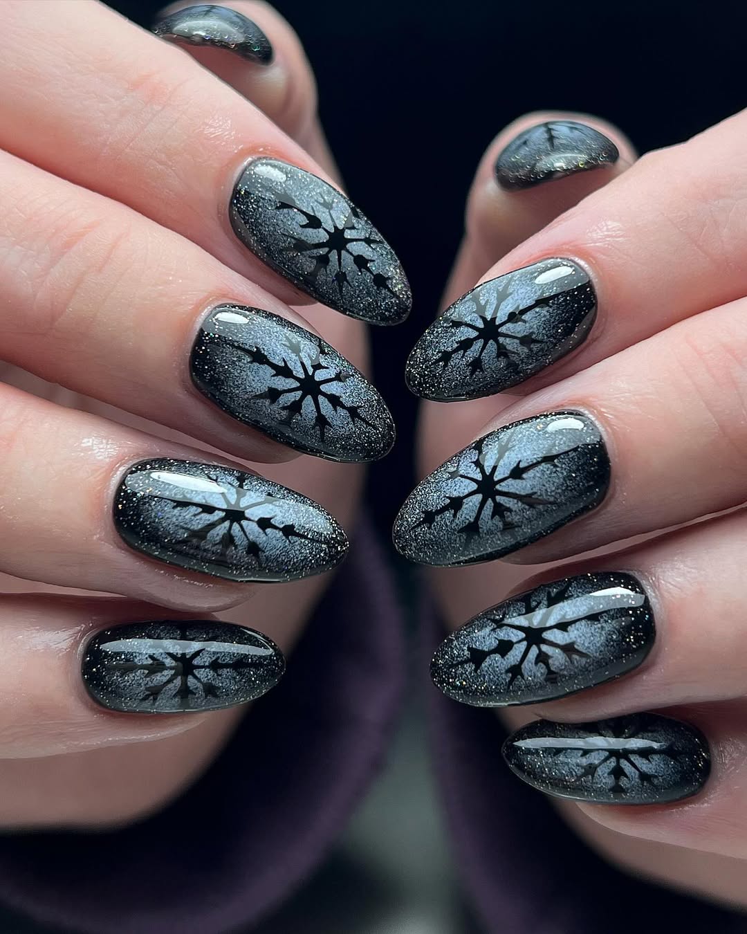 Melting snowmen, night snowfall and classics. The most gentle winter manicure ideas for inspiration photo 3